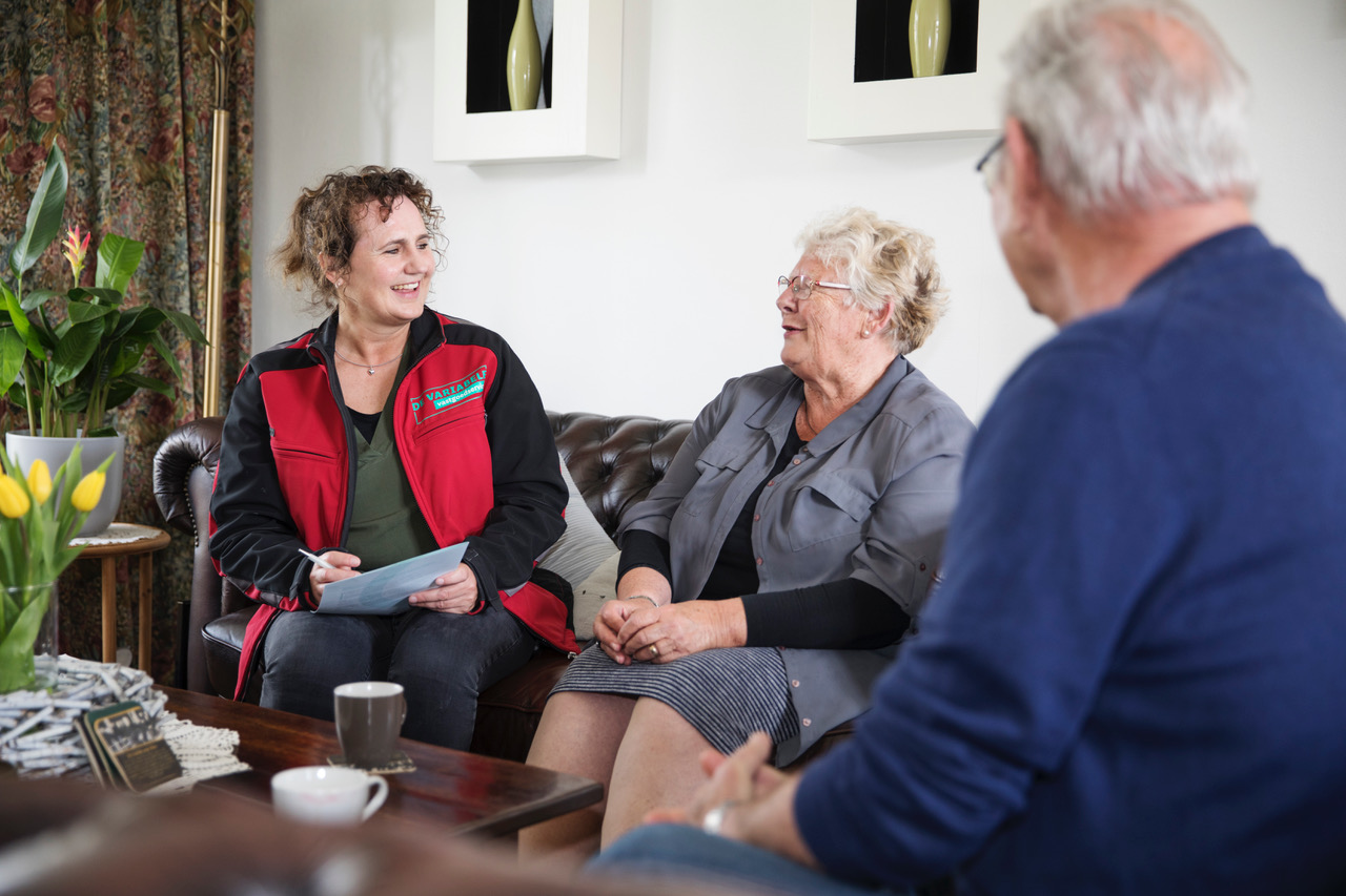 De zekerheid van een tevreden bewoner